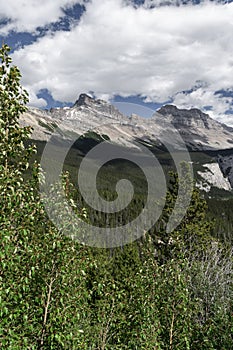 Rocky mountains in Banff National Park