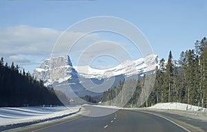 The Rocky Mountains between BC and Alberta, Canada