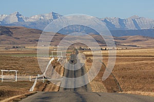 Rocky mountains and foothills