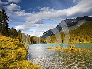 Rocky Mountains, Lake Minnewanka, Canada