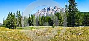 Rocky Mountains landscape in Jasper National Park, Alberta, Canada