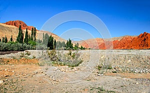 Rocky mountains near the Kashgar Chian