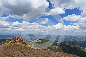 Rocky Mountains Near Pikes Peak