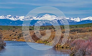 Rocky Mountains near St. Vrain State Park, Colorado