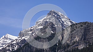 Rocky Mountains on a spring day