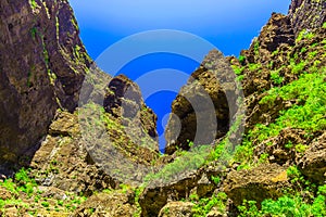 Rocky Mountains on Tenerife Island in Spain