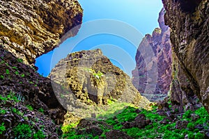 Rocky Mountains on Tenerife Island in Spain