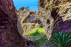 Rocky Mountains on Tenerife Island in Spain