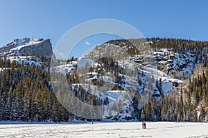 The Rocky Mountains in Winter. Rocky Mountain National Park