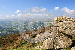 Rocky outcrop on Honeybag Tor photo