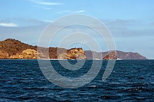 Rocky outcropping in the Pacific Ocean