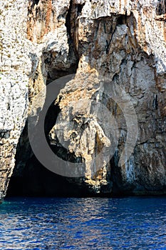 Rocky part of Antipaxos with bushes