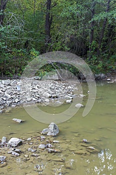 Rocky part of the Brestova River