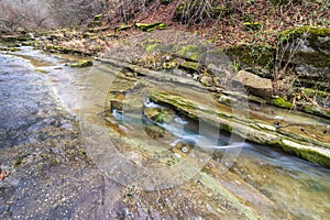 Rocky part of the river Brestova