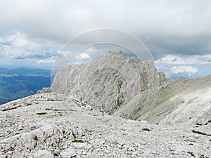 Rocky peak of Apennine Mountain Range