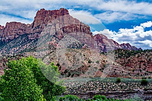 Rocky Peak Near Zion National Park, Utah.