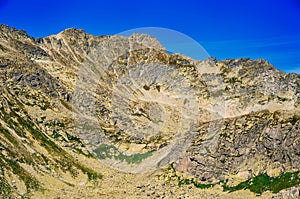 Summer mountain landscape in Slovak mountains.