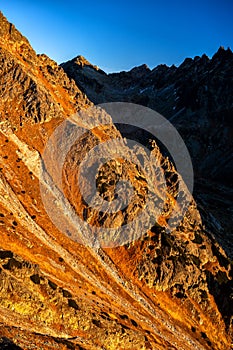 Rocky peaks in the Tatra National Park, SLovakia