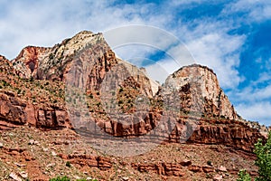 Rocky Peaks in Zion National Park, Utah.