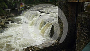Rocky River With Rushing Water, Bogor, Indonesia - 2021