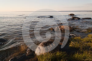 Rocky sea shore, Lahemaa, Estonia.