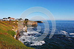 Rocky Sea shore in Santa Cruz, California