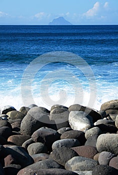 Rocky seashore