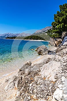 Rocky Seashore-Makarska Riviera, Dalmatia, Croatia