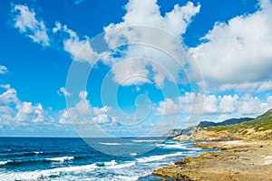 Rocky shore in Argentiera