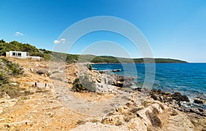 Rocky shore in Porto Conte