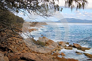 Rocky shore at Trial Bay Gaol Arakoon