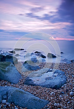 Rocky shoreline photo