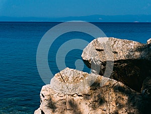 Rocky shoreline