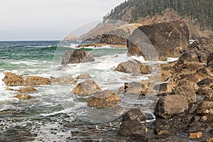 Rocky Shoreline of the Pacific Northwest