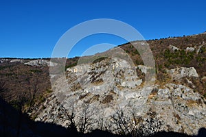 Rocky slopes of Val Rosandra photo