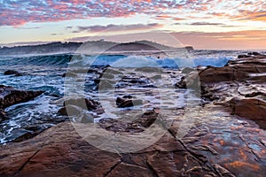 Rocky Sunrise Seascape