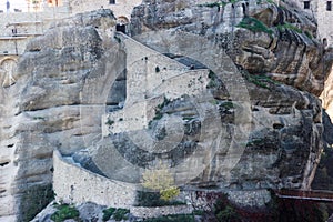 The rocky temple Christian Orthodox complex of Meteora is one of the main attractions of the north of Greece