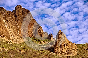 Rocky terrain in Gran Canaria