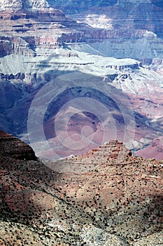 Rocky terrain of Grand Canyon