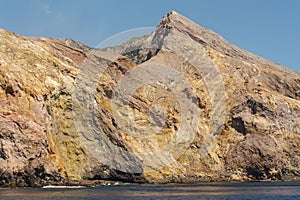 Rocky terrain on White Island