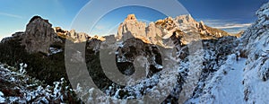 Rocky towny in winter - Sivy vrch - Tatras