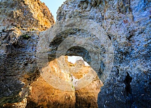 Rocky tunnel