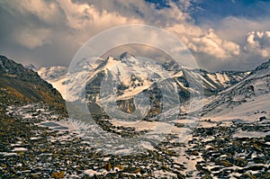 Rocky valley in Tajikistan