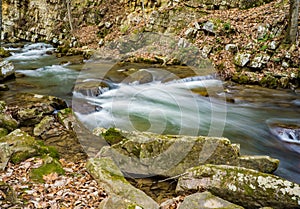 Rocky View of Roaring Run Creek