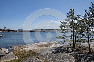 Rocky view of Tulliniemi and seascape