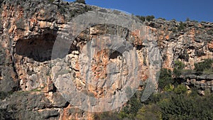 Rocky Walls of Large and Big Sinkhole Karst Depression Area