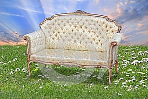 Rococo regency chaise