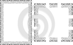 Rococo Style border frame photo