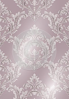 Rococo texture pattern