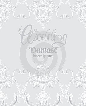 Rococo texture pattern